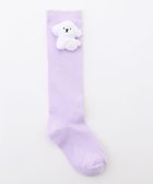 【エニィ/ANY / KIDS】のアニマルマスコット ハイソックス ラベンダー×犬|ID: prp329100004696903 ipo3291000000036286905