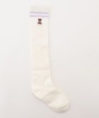 【エニィ/ANY / KIDS】のクマ刺繍 ニーハイソックス エクリュ|ID: prp329100004696904 ipo3291000000035706807