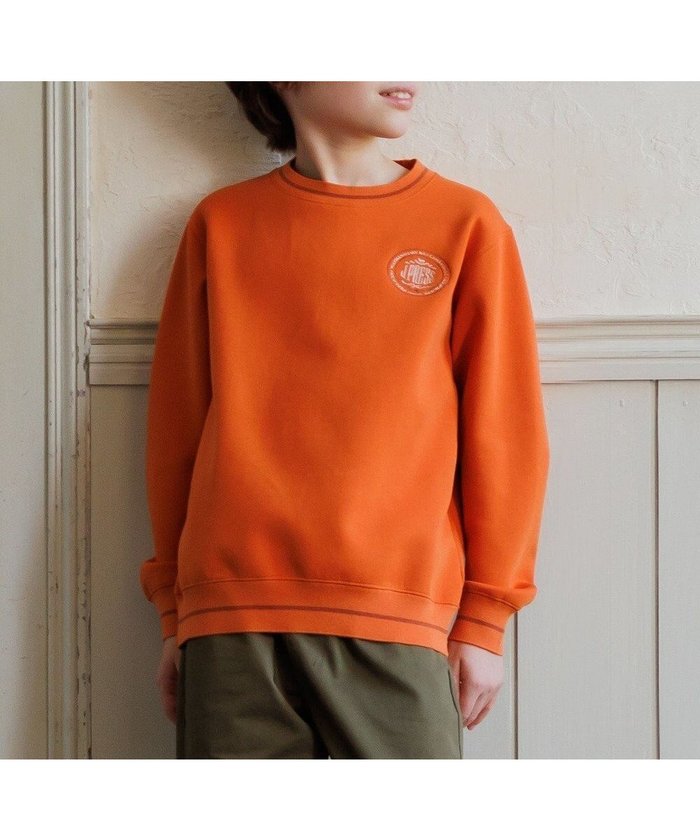 【ジェイ プレス/J.PRESS / KIDS】の【100-130cm】ダンボール ロゴエンブロイダリー トレーナー インテリア・キッズ・メンズ・レディースファッション・服の通販 founy(ファニー) https://founy.com/ ファッション Fashion キッズファッション Fashion for Kids トップス・カットソー Cut & Sew Tops オレンジ Orange シンプル Simple, Minimal スウェット / スエット Sweatshirt, Sweatwear スポーツ Sports, Activewear スマホ Smartphone, Mobile Device トレンド Trend, Trending Now トレーナー Sweatshirt, Trainer 定番 Standard, Basic Item 人気 Popular, Best Seller 長袖 Long Sleeve, Full Sleeve A/W・秋冬 Autumn/Winter 冬 Winter / This Winter エレガント 上品 Elegant 2025年 2025 2025-2026秋冬・A/W Autumn/Winter 2025–26 AW25–26 |ID: prp329100004696907 ipo3291000000033918364