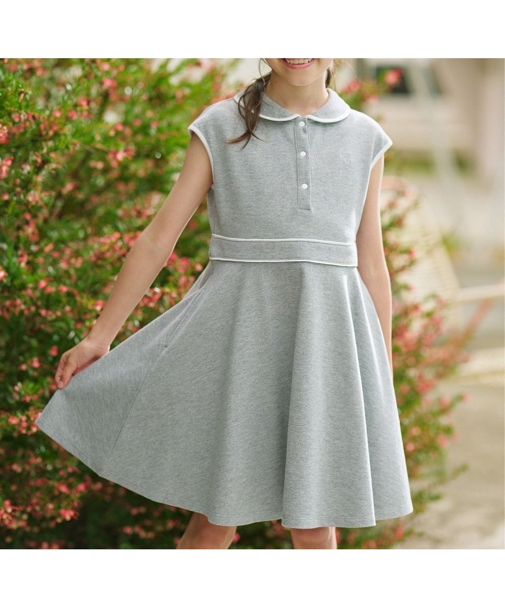 【組曲 / KIDS/KUMIKYOKU】の【110-140㎝】カノコ ワンピース 人気、トレンドファッション・服の通販 founy(ファニー) 　ファッション　Fashion　キッズファッション　Fashion for Kids　ワンピース　Dresses　パイピング　Piping, Trim Design　フレアースカート　Flared Skirt, A-Line Skirt　エレガント 上品　Elegant　夏　Summer　春　Spring　S/S・春夏　SS, Spring/Summer, Warm Season　 other-1|ID: prp329100004696922 ipo3291000000033918409