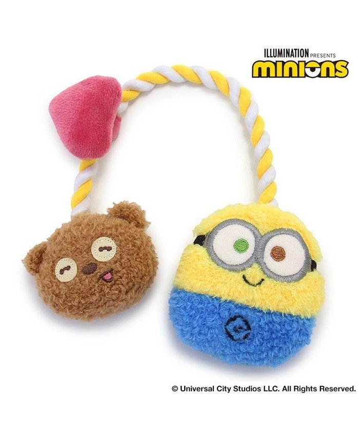 【ペットパラダイス/PET PARADISE / GOODS】のミニオン ボブ ティム ロープトイ 小型犬 インテリア・キッズ・メンズ・レディースファッション・服の通販 founy(ファニー) https://founy.com/ 犬 Dog ホーム・キャンプ・アウトドア・お取り寄せ Home Living / Home & Lifestyle / Camping Gear / Outdoor Camping ペットグッズ Pet Supplies |ID: prp329100004696936 ipo3291000000034555750