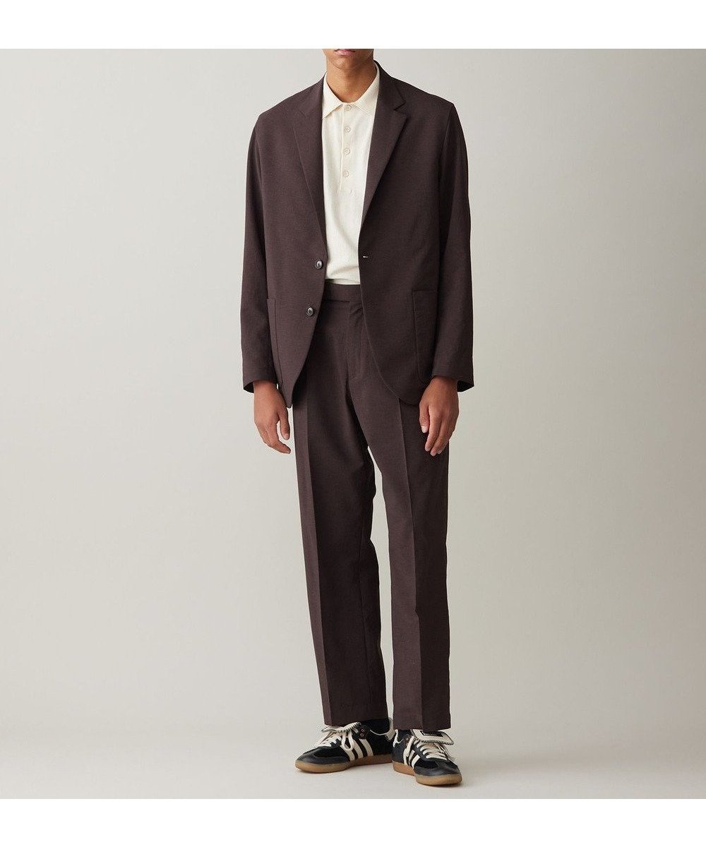 【アンフィーロ/UNFILO / MEN】のTENNEN TOUCH テーラードジャケット 24年春夏商品 インテリア・キッズ・メンズ・レディースファッション・服の通販 founy(ファニー) 　ファッション　Fashion　メンズファッション　Fashion for Men　アウター　Men's Coats Outerwear　テーラードジャケット　Tailored Jackets & Blazers　春　Spring　カーゴパンツ　Cargo Pants, Utility Pants　クラシック　Classic, Timeless Style　吸水　Absorbent, Quick-Dry　抗菌　Antibacterial, Bacteria-Resistant　ショート　Short, Short Length　ジャケット　Jacket, Outerwear　ストレッチ　Stretch, Stretchy Fabric　スラックス　Slacks, Dress Pants　セットアップ　Set-Up, Coordinated Outfit　ポロシャツ　Polo Shirt, Collared Tee　羽織　Haori, Light Jacket　モダン　Modern, Contemporary　S/S・春夏　SS, Spring/Summer, Warm Season　おすすめ　Recommended / Our Picks　夏　Summer　ブラウン|ID: prp329100004696956 ipo3291000000033918557