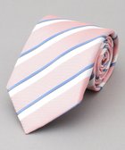 【五大陸/gotairiku / MEN】の【日本製】ネクタイ_ストライプ ローズ系1|ID: prp329100004696959 ipo3291000000033918565