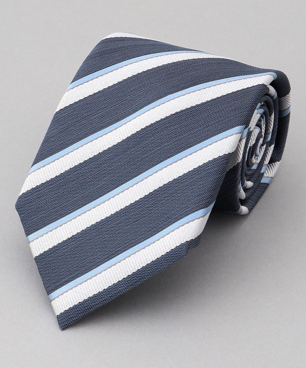 【五大陸/gotairiku / MEN】の【日本製】ネクタイ_ストライプ インテリア・キッズ・メンズ・レディースファッション・服の通販 founy(ファニー) 　ファッション　Fashion　メンズファッション　Fashion for Men　シルク　Silk, 100% Silk　ストライプ　Stripe, Striped Pattern　スーツ　Suit, Formalwear　日本製　Made In Japan　ダルブルー系1|ID: prp329100004696959 ipo3291000000035213080