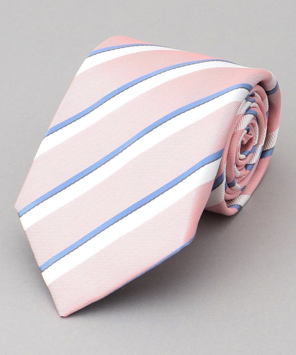 【五大陸/gotairiku / MEN】の【日本製】ネクタイ_ストライプ インテリア・キッズ・メンズ・レディースファッション・服の通販 founy(ファニー) 　ファッション　Fashion　メンズファッション　Fashion for Men　シルク　Silk, 100% Silk　ストライプ　Stripe, Striped Pattern　スーツ　Suit, Formalwear　日本製　Made In Japan　ローズ系1|ID: prp329100004696959 ipo3291000000035213082