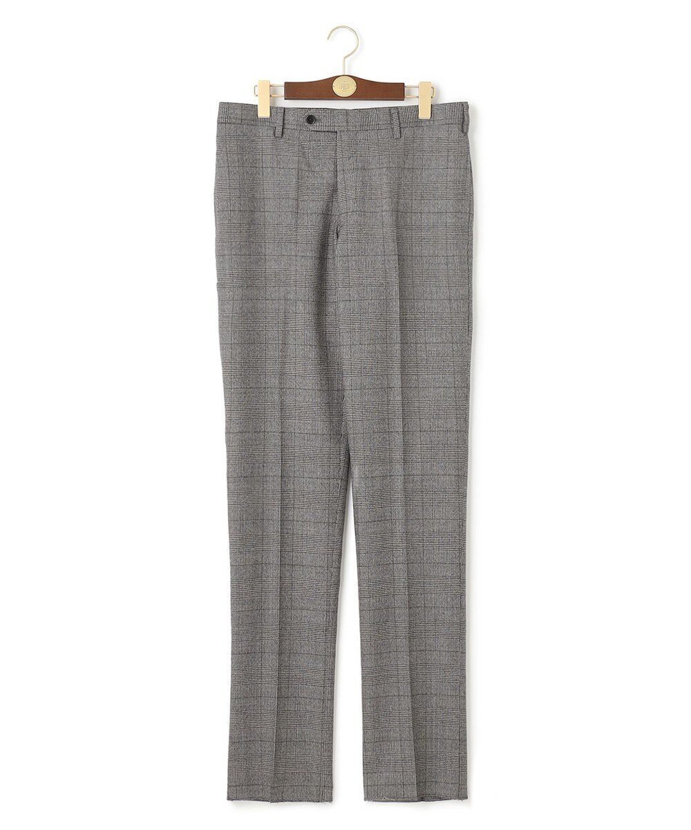 【ジェイ プレス/J.PRESS / MEN】の【WEB・一部店舗限定】 グレナカートチェック スラックス インテリア・キッズ・メンズ・レディースファッション・服の通販 founy(ファニー) 　ファッション　Fashion　メンズファッション　Fashion for Men　ボトムス　Bottoms　おすすめ　Recommended / Our Picks　ジャケット　Jacket, Outerwear　ストレッチ　Stretch, Stretchy Fabric　スラックス　Slacks, Dress Pants　チェック　Check, Plaid, Tartan　人気　Popular, Best Seller　定番　Standard, Basic Item　A/W・秋冬　Autumn/Winter　オリーブ系4|ID: prp329100004696960 ipo3291000000033918568