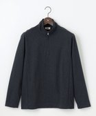 【ジョセフ アブード/JOSEPH ABBOUD / MEN】の【保温性/軽量り/ジャパンファブリック】ストライプジャカードジップ プルオーバー ネイビー系1|ID: prp329100004696962 ipo3291000000034364764