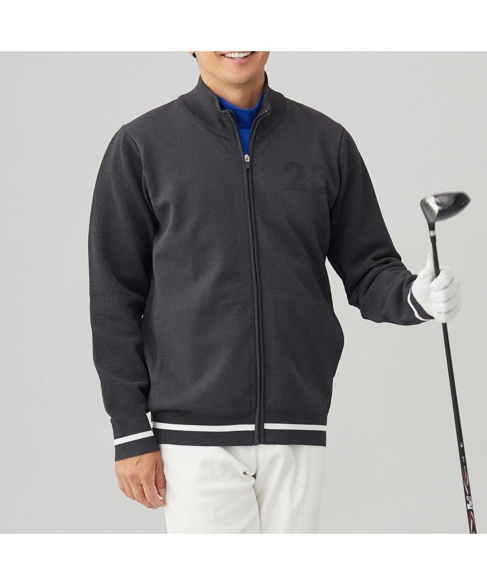 【23区 ゴルフ/23区GOLF / MEN】の【MEN】【ウォッシャブル】フルジップニットブルゾン 人気、トレンドファッション・服の通販 founy(ファニー) 　ファッション　Fashion　メンズファッション　Fashion for Men　トップス・カットソー　Cut & Sew Tops　ニット・セーター / 定番トップス　Knit Tops & Sweaters　おすすめ　Recommended / Our Picks　インナー　Innerwear　ウォッシャブル　Machine Washable　ゴルフ　Golf　シンプル　Simple, Minimal　セーター　Sweater, Knitwear　フロント　Front, Front Design　ブルゾン　Blouson, Bomber Jacket　メッシュ　Mesh, Net Fabric　A/W・秋冬　Autumn/Winter　軽量　Lightweight, Ultra Light　 other-1|ID: prp329100004696967 ipo3291000000033918611