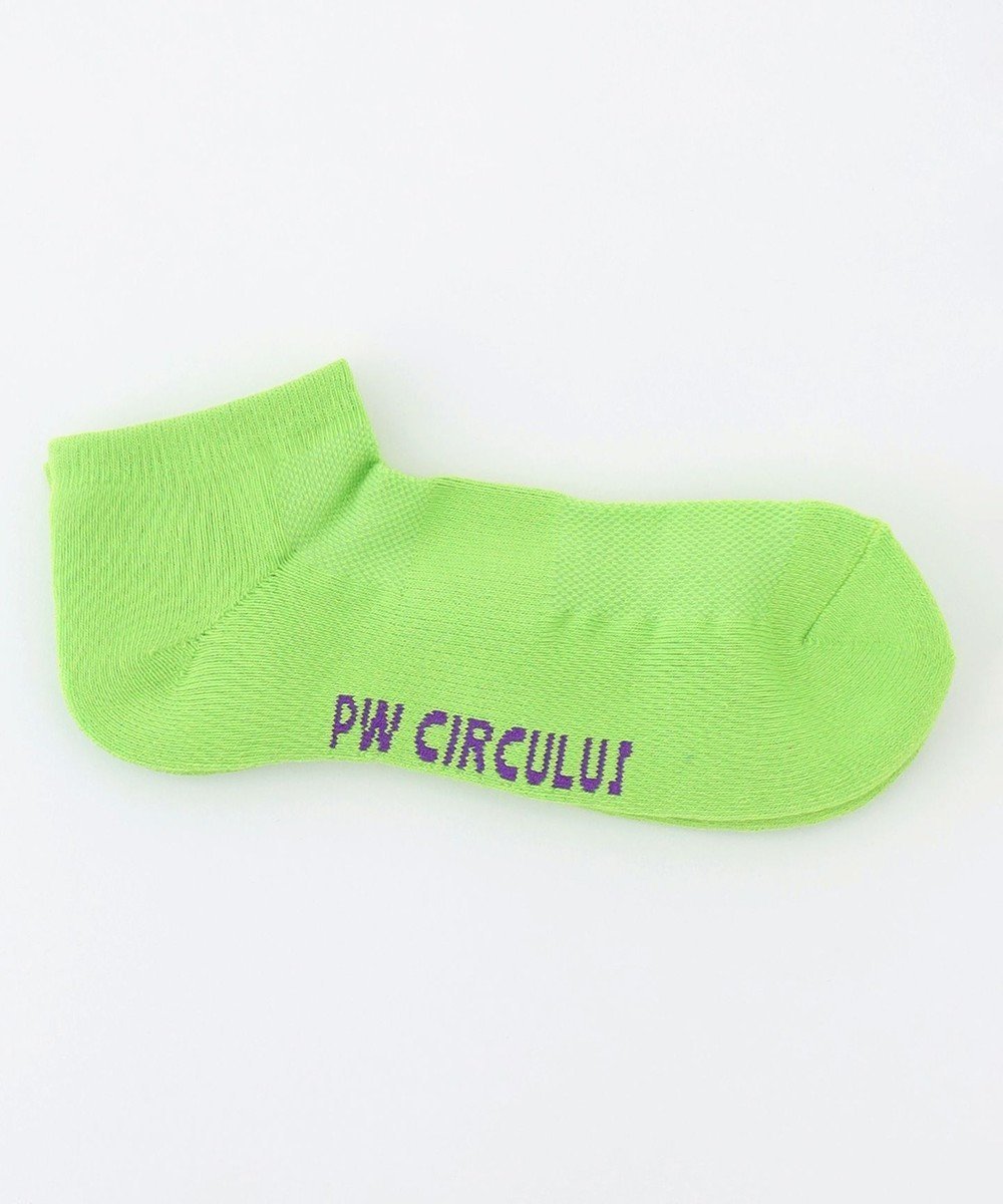 【ピーダブリュサーキュラス/PW CIRCULUS / MEN】の【MEN】【土踏まずをサポート】ロゴ ショートソックス インテリア・キッズ・メンズ・レディースファッション・服の通販 founy(ファニー) 　ファッション　Fashion　メンズファッション　Fashion for Men　シューズ・靴　Shoes　ショート　Short, Short Length　ソックス　Socks, Hosiery　ライム|ID: prp329100004696981 ipo3291000000033918656