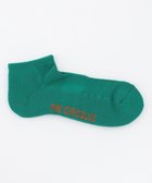 【ピーダブリュサーキュラス/PW CIRCULUS / MEN】の【MEN】【土踏まずをサポート】ロゴ ショートソックス グリーン|ID: prp329100004696981 ipo3291000000034464092