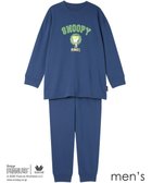 【ワコール/Wacoal / MEN】のワコール_リラックス&スリープ パジャマ 綿100%(本体) ガーゼ裏毛素材 長袖 長ズボン PEANUTS スヌーピー メンズ FGX560 /ワコール コン|ID: prp329100004696990 ipo3291000000033918721