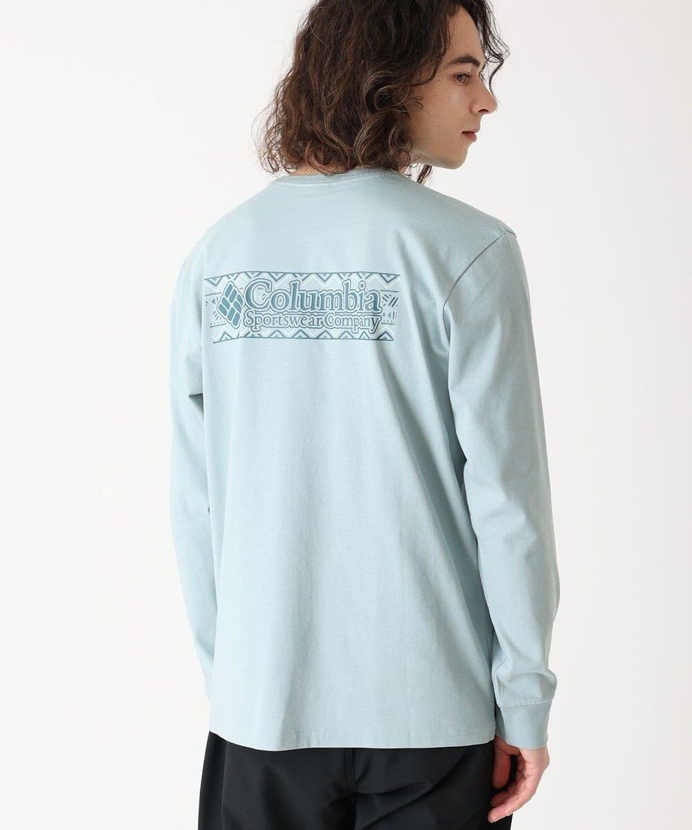【コロンビア/Columbia / MEN】のColumbia/ エクスプローラーズキャニオンロングスリーブTシャツ /コロンビア インテリア・キッズ・メンズ・レディースファッション・服の通販 founy(ファニー) 　ファッション　Fashion　メンズファッション　Fashion for Men　トップス・カットソー　Cut & Sew Tops　メンズシャツ　Shirts　新作・新入荷　New Arrivals / New In　おすすめ　Recommended / Our Picks　アウトドア　Outdoor Clothing　カットソー　Cut and Sewn Top　グラフィック　Graphic, Graphic Design　ネイティブ　Native, Ethnic Style　フィット　Fit, Slim Fit　レギュラー　Regular, Standard Fit　ヴィンテージ　Vintage Style　夏　Summer　S/S・春夏　SS, Spring/Summer, Warm Season　A/W・秋冬　Autumn/Winter　長袖　Long Sleeve, Full Sleeve　Crushed Blue、 Branded Blanket|ID: prp329100004696991 ipo3291000000033918726