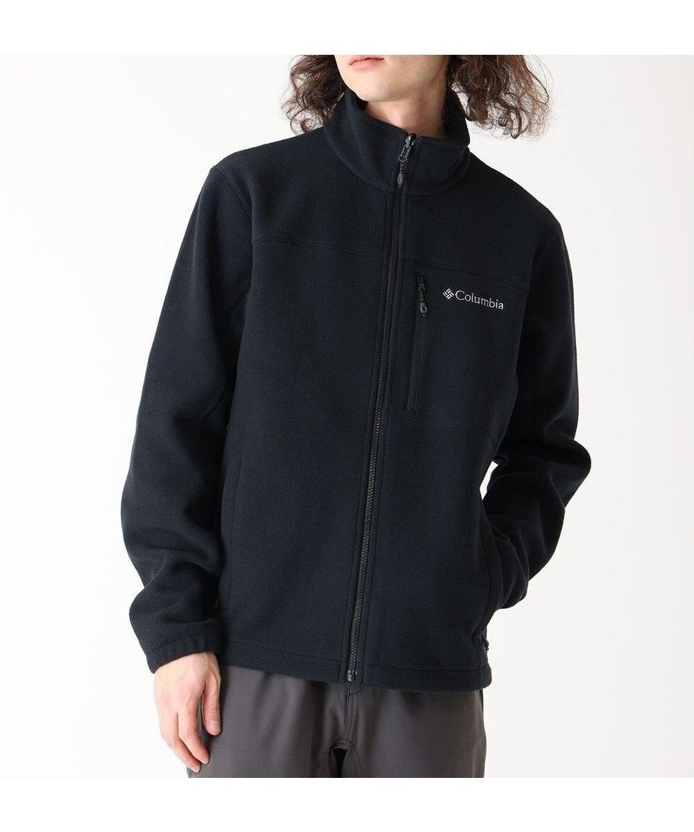 【コロンビア/Columbia / MEN】のColumbia/ マリーズピークフリースジャケット /コロンビア インテリア・キッズ・メンズ・レディースファッション・服の通販 founy(ファニー) 　ファッション　Fashion　メンズファッション　Fashion for Men　トップス・カットソー　Cut & Sew Tops　新作・新入荷　New Arrivals / New In　アウトドア　Outdoor Clothing　ジャケット　Jacket, Outerwear　スタンド　Stand Collar, Upright Stand　ドローコード　Drawcord, Drawstring Cord　フィット　Fit, Slim Fit　フロント　Front, Front Design　ブロック　Block, Solid Block Pattern　プリント　Print, Printed Pattern　ポケット　Pocket, Pocket Detail　夏　Summer　S/S・春夏　SS, Spring/Summer, Warm Season　A/W・秋冬　Autumn/Winter　軽量　Lightweight, Ultra Light　Black|ID: prp329100004696992 ipo3291000000033918729