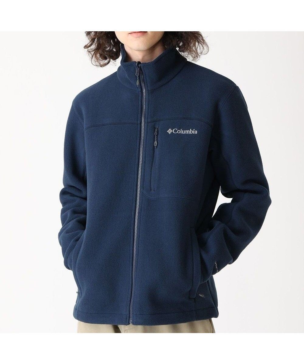 【コロンビア/Columbia / MEN】のColumbia/ マリーズピークフリースジャケット /コロンビア インテリア・キッズ・メンズ・レディースファッション・服の通販 founy(ファニー) ファッション Fashion メンズファッション Fashion for Men トップス・カットソー Cut & Sew Tops アウトドア Outdoor Clothing ジャケット Jacket, Outerwear スタンド Stand Collar, Upright Stand ドローコード Drawcord, Drawstring Cord フィット Fit, Slim Fit フロント Front, Front Design ブロック Block, Solid Block Pattern プリント Print, Printed Pattern ポケット Pocket, Pocket Detail 夏 Summer S/S・春夏 SS, Spring/Summer, Warm Season A/W・秋冬 Autumn/Winter 軽量 Lightweight, Ultra Light Collegiate Navy|ID: prp329100004696992 ipo3291000000034188522