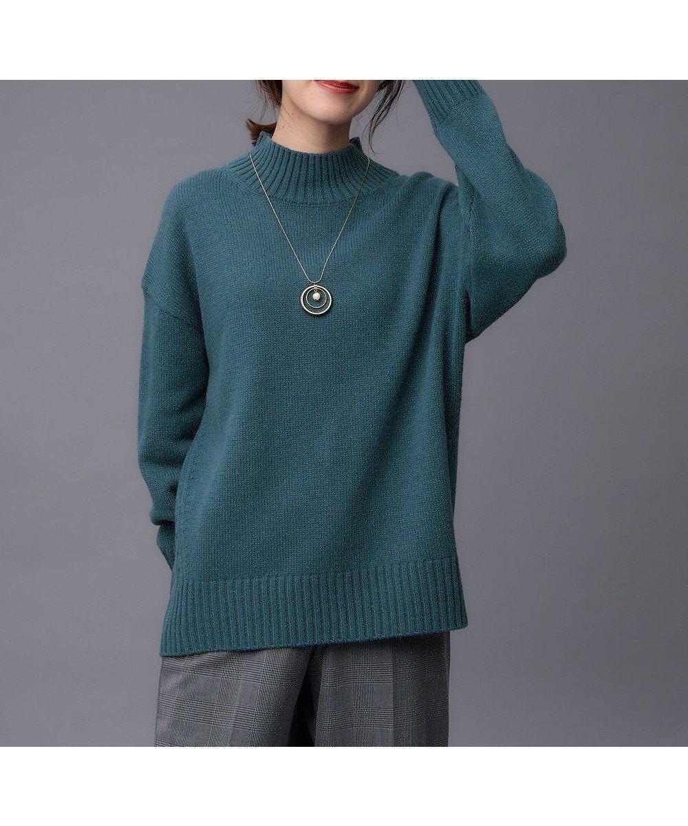 【エニー/ANY】の【洗濯機可能/6色展開】ラムウールハイネックニット インテリア・キッズ・メンズ・レディースファッション・服の通販 founy(ファニー) 　ファッション　Fashion　レディースファッション　Fashion for Women　トップス・カットソー　Cut & Sew Tops　ニット　Knit Tops & Sweaters　おすすめ　Recommended / Our Picks　シンプル　Simple, Minimal　セーター　Sweater, Knitwear　ハイネック　High Neck, Mock Neck　A/W・秋冬　Autumn/Winter　ダスティブルー|ID: prp329100004697037 ipo3291000000033919057