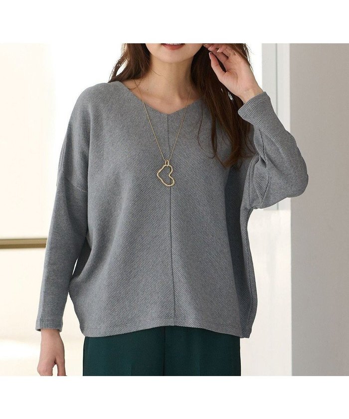 【エニー/ANY】の【洗濯機可能】Vネックニットソー インテリア・キッズ・メンズ・レディースファッション・服の通販 founy(ファニー) https://founy.com/ ファッション Fashion レディースファッション Fashion for Women トップス・カットソー Cut & Sew Tops ニット Knit Tops & Sweaters シャツ・ブラウス・オフィスカジュアル Elegant Blouses & Button-Ups ロングTシャツ・Tシャツ Longline T-Shirts & Tees カットソー・ベーシックTシャツ Cut-and-Sewn Tops / Stretch Tees & Basics Vネックトップス V-Neck Tops / V-Cut Neckline Shirts おすすめ Recommended / Our Picks カットソー Cut and Sewn Top ニットソー Knit-Sewn, Cut & Sew Knit 畦 Ribbed Knit A/W・秋冬 Autumn/Winter |ID: prp329100004697039 ipo3291000000034674717