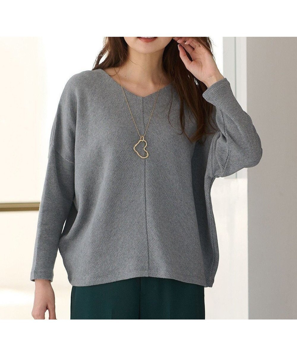 【エニー/ANY】の【洗濯機可能】Vネックニットソー 人気、トレンドファッション・服の通販 founy(ファニー) 　ファッション　Fashion　レディースファッション　Fashion for Women　トップス・カットソー　Cut & Sew Tops　ニット　Knit Tops & Sweaters　シャツ・ブラウス・オフィスカジュアル　Elegant Blouses & Button-Ups　ロングTシャツ・Tシャツ　Longline T-Shirts & Tees　カットソー・ベーシックTシャツ　Cut-and-Sewn Tops / Stretch Tees & Basics　Vネックトップス　V-Neck Tops / V-Cut Neckline Shirts　おすすめ　Recommended / Our Picks　カットソー　Cut and Sewn Top　ニットソー　Knit-Sewn, Cut & Sew Knit　畦　Ribbed Knit　A/W・秋冬　Autumn/Winter　 other-1|ID: prp329100004697039 ipo3291000000034674717