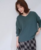 【エニー/ANY】の【洗濯機可能】Vネックニットソー グリーン|ID: prp329100004697039 ipo3291000000034674721
