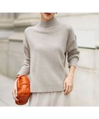 【自由区/JIYU-KU】のウールカシミヤブレンドスパンコールハイネック ニット 人気、トレンドファッション・服の通販 founy(ファニー) ファッション Fashion レディースファッション Fashion for Women トップス・カットソー Cut & Sew Tops ニット Knit Tops & Sweaters スパンコール Sequins, Sequin Embellishment スリット Slit, Slit Detail セーター Sweater, Knitwear ハイネック High Neck, Mock Neck バランス Balance, Style Balance エレガント 上品 Elegant 定番 Standard, Basic Item A/W・秋冬 Autumn/Winter 軽量 Lightweight, Ultra Light thumbnail ベージュ|ID: prp329100004697059 ipo3291000000034475382