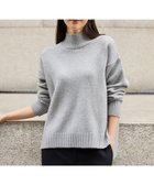【自由区/JIYU-KU】のウールカシミヤブレンドスパンコールハイネック ニット 人気、トレンドファッション・服の通販 founy(ファニー) ファッション Fashion レディースファッション Fashion for Women トップス・カットソー Cut & Sew Tops ニット Knit Tops & Sweaters スパンコール Sequins, Sequin Embellishment スリット Slit, Slit Detail セーター Sweater, Knitwear ハイネック High Neck, Mock Neck バランス Balance, Style Balance エレガント 上品 Elegant 定番 Standard, Basic Item A/W・秋冬 Autumn/Winter 軽量 Lightweight, Ultra Light thumbnail グレー|ID: prp329100004697059 ipo3291000000034475383