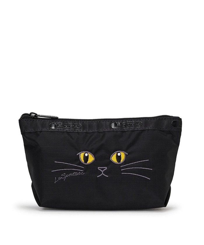 【レスポートサック/LeSportsac】のSMALL SLOAN COSMETIC/ブラックキャッツエンブロイダリー インテリア・キッズ・メンズ・レディースファッション・服の通販 founy(ファニー) https://founy.com/ ファッション Fashion レディースファッション Fashion for Women ミニ財布・二つ折り財布 Wallets & Card Cases ポーチ&ミニバッグ Pouches & Mini Bags コンパクト Compact, Small Size シンプル Simple, Minimal 財布 Wallet, Purse ネコ Cat, Feline Motif 人気 Popular, Best Seller プリント Print, Printed Pattern ポケット Pocket, Pocket Detail ポーチ Pouch, Small Case リップ Lip, Lip Motif ワンポイント One Point, Statement Accent 新作・新入荷 New Arrivals / New In おすすめ Recommended / Our Picks ギフト プレゼント Gift / Present |ID: prp329100004697069 ipo3291000000033919182