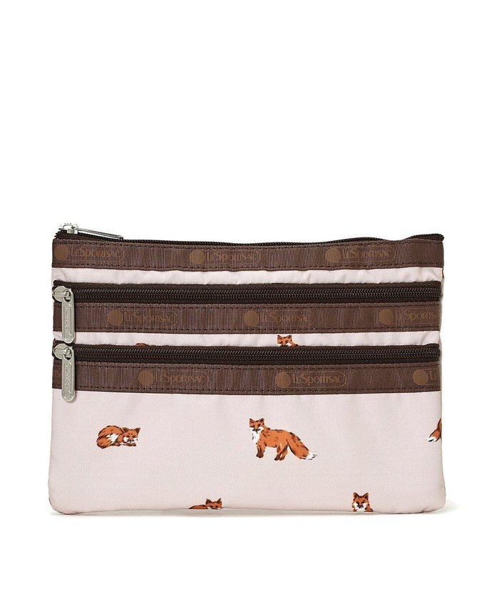 【レスポートサック/LeSportsac】の3ZIP COSMETIC/ダッシングフォックス インテリア・キッズ・メンズ・レディースファッション・服の通販 founy(ファニー) https://founy.com/ ファッション Fashion レディースファッション Fashion for Women ミニ財布・二つ折り財布 Wallets & Card Cases ポーチ&ミニバッグ Pouches & Mini Bags 新作・新入荷 New Arrivals / New In スリム Slim, Slim Fit フラット Flat, Flat Shoes ポケット Pocket, Pocket Detail ポーチ Pouch, Small Case 旅行 Travel 財布 Wallet, Purse |ID: prp329100004697075 ipo3291000000033919194