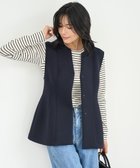 【アンフィーロ 自由区/UNFILO】のコットンカシミヤ クルーネックカットソー 人気、トレンドファッション・服の通販 founy(ファニー) ファッション Fashion レディースファッション Fashion for Women トップス・カットソー Cut & Sew Tops シャツ・ブラウス・オフィスカジュアル Elegant Blouses & Button-Ups ロングTシャツ・Tシャツ Longline T-Shirts & Tees カットソー・ベーシックTシャツ Cut-and-Sewn Tops / Stretch Tees & Basics 春 Spring カットソー Cut and Sewn Top コンパクト Compact, Small Size 抗菌 Antibacterial, Bacteria-Resistant ストレッチ Stretch, Stretchy Fabric テレコ Ribbed, Rib Stitch バランス Balance, Style Balance フィット Fit, Slim Fit ベーシック Basic, Essential A/W・秋冬 Autumn/Winter エレガント 上品 Elegant thumbnail ボーダー|ID: prp329100004697079 ipo3291000000033919209