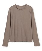 【アンフィーロ 自由区/UNFILO】のコットンカシミヤ クルーネックカットソー 人気、トレンドファッション・服の通販 founy(ファニー) ファッション Fashion レディースファッション Fashion for Women トップス・カットソー Cut & Sew Tops シャツ・ブラウス・オフィスカジュアル Elegant Blouses & Button-Ups ロングTシャツ・Tシャツ Longline T-Shirts & Tees カットソー・ベーシックTシャツ Cut-and-Sewn Tops / Stretch Tees & Basics 春 Spring カットソー Cut and Sewn Top コンパクト Compact, Small Size 抗菌 Antibacterial, Bacteria-Resistant ストレッチ Stretch, Stretchy Fabric テレコ Ribbed, Rib Stitch バランス Balance, Style Balance フィット Fit, Slim Fit ベーシック Basic, Essential A/W・秋冬 Autumn/Winter エレガント 上品 Elegant thumbnail モカ|ID: prp329100004697079 ipo3291000000034007422