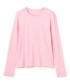 【アンフィーロ 自由区/UNFILO】のコットンカシミヤ クルーネックカットソー 人気、トレンドファッション・服の通販 founy(ファニー) ファッション Fashion レディースファッション Fashion for Women トップス・カットソー Cut & Sew Tops シャツ・ブラウス・オフィスカジュアル Elegant Blouses & Button-Ups ロングTシャツ・Tシャツ Longline T-Shirts & Tees カットソー・ベーシックTシャツ Cut-and-Sewn Tops / Stretch Tees & Basics 春 Spring カットソー Cut and Sewn Top コンパクト Compact, Small Size 抗菌 Antibacterial, Bacteria-Resistant ストレッチ Stretch, Stretchy Fabric テレコ Ribbed, Rib Stitch バランス Balance, Style Balance フィット Fit, Slim Fit ベーシック Basic, Essential A/W・秋冬 Autumn/Winter エレガント 上品 Elegant thumbnail ピンク|ID: prp329100004697079 ipo3291000000034007423