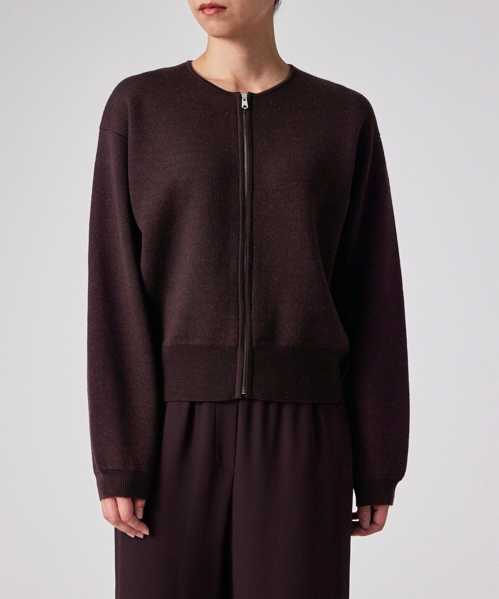 【ポール スミス/Paul Smith】の【洗える】ダブルフェイス ジップアップ ジャケット インテリア・キッズ・メンズ・レディースファッション・服の通販 founy(ファニー) ファッション Fashion レディースファッション Fashion for Women アウター Coat / Outerwear Collection レディースジャケット・軽アウター Jackets クラシック Classic, Timeless Style シンプル Simple, Minimal ジップアップ Zip-Up, Full Zip ジャケット Jacket, Outerwear セーター Sweater, Knitwear ダブル Double, Double-Breasted フェイス Face, Facial Design フェミニン Feminine, Girly 夏 Summer S/S・春夏 SS, Spring/Summer, Warm Season 洗える Machine Washable A/W・秋冬 Autumn/Winter チョコレートブラウン|ID: prp329100004697080 ipo3291000000033919216