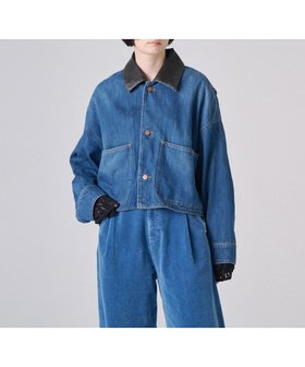 【リポトレンタアンニ/Ripo trenta anni】の【洗える】CROPPED WORK デニムジャケット 人気、トレンドファッション・服の通販 founy(ファニー) ファッション Fashion レディースファッション Fashion for Women アウター Coat / Outerwear Collection レディースジャケット・軽アウター Jackets デニムジャケット / カジュアルアウター Denim Jackets 洗える Machine Washable ショート Short, Short Length ジャケット Jacket, Outerwear デニム Denim, Jeans Material フロント Front, Front Design ポケット Pocket, Pocket Detail A/W・秋冬 Autumn/Winter S/S・春夏 SS, Spring/Summer, Warm Season 夏 Summer |ID:prp329100004697081