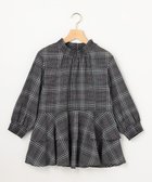 【組曲/KUMIKYOKU】のライトトロピカルティアード ブラウス 人気、トレンドファッション・服の通販 founy(ファニー) ファッション Fashion レディースファッション Fashion for Women トップス・カットソー Cut & Sew Tops シャツ・ブラウス・オフィスカジュアル Elegant Blouses & Button-Ups カフス Cuff Design クロップド Cropped, Short Length シアー Sheer, See-Through チェック Check, Plaid, Tartan チュニック Tunic, Long Top ハイネック High Neck, Mock Neck バランス Balance, Style Balance フリル Frill, Ruffle フレア Flare, Flared A/W・秋冬 Autumn/Winter 新作・新入荷 New Arrivals / New In おすすめ Recommended / Our Picks thumbnail ブラック系3|ID: prp329100004697084 ipo3291000000033919226