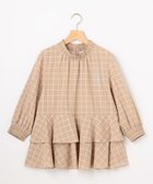 【組曲/KUMIKYOKU】のライトトロピカルティアード ブラウス 人気、トレンドファッション・服の通販 founy(ファニー) ファッション Fashion レディースファッション Fashion for Women トップス・カットソー Cut & Sew Tops シャツ・ブラウス・オフィスカジュアル Elegant Blouses & Button-Ups カフス Cuff Design クロップド Cropped, Short Length シアー Sheer, See-Through チェック Check, Plaid, Tartan チュニック Tunic, Long Top ハイネック High Neck, Mock Neck バランス Balance, Style Balance フリル Frill, Ruffle フレア Flare, Flared A/W・秋冬 Autumn/Winter 新作・新入荷 New Arrivals / New In おすすめ Recommended / Our Picks thumbnail ベージュ系3|ID: prp329100004697084 ipo3291000000033919227