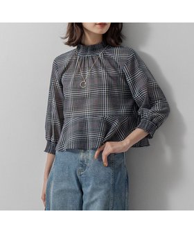 【組曲/KUMIKYOKU】のライトトロピカルティアード ブラウス 人気、トレンドファッション・服の通販 founy(ファニー) ファッション Fashion レディースファッション Fashion for Women トップス・カットソー Cut & Sew Tops シャツ・ブラウス・オフィスカジュアル Elegant Blouses & Button-Ups カフス Cuff Design クロップド Cropped, Short Length シアー Sheer, See-Through チェック Check, Plaid, Tartan チュニック Tunic, Long Top ハイネック High Neck, Mock Neck バランス Balance, Style Balance フリル Frill, Ruffle フレア Flare, Flared A/W・秋冬 Autumn/Winter おすすめ Recommended / Our Picks |ID:prp329100004697084