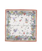 【アンビリオン/UNBILLION】のカシュネ cache nez / 横浜アーカイブツイルスカーフ「ヴィレッジ」 人気、トレンドファッション・服の通販 founy(ファニー) ファッション Fashion レディースファッション Fashion for Women アクセサリー Fashion Accessories シルク Silk, 100% Silk スカーフ Scarf, Neckwear スクエア Square, Square Shape ハンド Hand, Handmade バンダナ Bandana, Head Scarf 帽子 Hat, Headwear モチーフ Motif, Design Theme 再入荷 Restock / Back in Stock 日本製 Made In Japan ギフト プレゼント Gift / Present thumbnail オレンジ|ID: prp329100004697102 ipo3291000000033919293