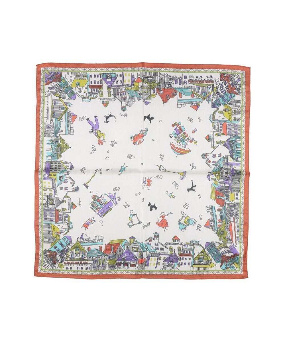 【アンビリオン/UNBILLION】のカシュネ cache nez / 横浜アーカイブツイルスカーフ「ヴィレッジ」 インテリア・キッズ・メンズ・レディースファッション・服の通販 founy(ファニー) ファッション Fashion レディースファッション Fashion for Women アクセサリー Fashion Accessories シルク Silk, 100% Silk スカーフ Scarf, Neckwear スクエア Square, Square Shape ハンド Hand, Handmade バンダナ Bandana, Head Scarf 帽子 Hat, Headwear モチーフ Motif, Design Theme 再入荷 Restock / Back in Stock 日本製 Made In Japan ギフト プレゼント Gift / Present オレンジ|ID: prp329100004697102 ipo3291000000033919293