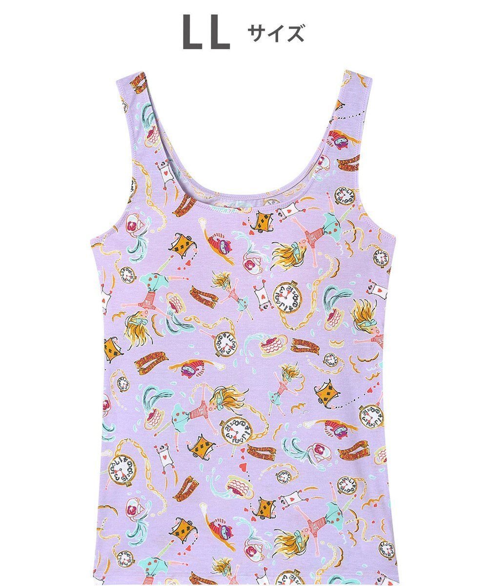 【ツモリチサト スリープ/tsumori chisato SLEEP】のツモリチサト インナー 綿混ベア天竺素材(身生地) パッド付き ノースリーブ タンクトップ レディース UCX565/ワコール インテリア・キッズ・メンズ・レディースファッション・服の通販 founy(ファニー) ファッション Fashion レディースファッション Fashion for Women トップス・カットソー Cut & Sew Tops キャミソール&ノースリーブ Camisoles & Sleeveless Tops インナー Innerwear ストレッチ Stretch, Stretchy Fabric タンク Tank Top, Sleeveless Top ノースリーブ Sleeveless, No-Sleeve パジャマ Pajamas, Sleepwear パープル|ID: prp329100004697109 ipo3291000000033919318