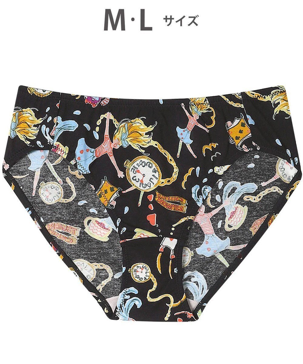 【ツモリチサト スリープ/tsumori chisato SLEEP】のツモリチサト ショーツ 綿混ベア天竺素材(身生地) レディース UPX565/ワコール インテリア・キッズ・メンズ・レディースファッション・服の通販 founy(ファニー) ファッション Fashion レディースファッション Fashion for Women ショーツ Shorts, Short Pants ストレッチ Stretch, Stretchy Fabric パジャマ Pajamas, Sleepwear ブラック|ID: prp329100004697110 ipo3291000000033919320