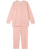 【ツモリチサト スリープ/tsumori chisato SLEEP】のツモリチサト パジャマ 綿100%(本体) オーガニックコットン使用 長袖 長ズボン レディース UDX596/ワコール 人気、トレンドファッション・服の通販 founy(ファニー) ファッション Fashion レディースファッション Fashion for Women トップス・カットソー Cut & Sew Tops ネコ Cat, Feline Motif 長袖 Long Sleeve, Full Sleeve パジャマ Pajamas, Sleepwear パール Pearl, Pearl Accent ボタニカル Botanical, Floral Pattern ボトム Bottoms, Lower Wear ポケット Pocket, Pocket Detail ミックス Mix, Mixed Style thumbnail ピンク|ID: prp329100004697114 ipo3291000000033919338