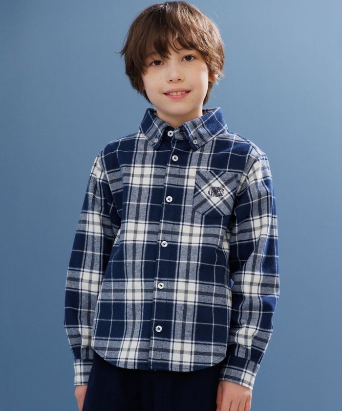 【ジェイ プレス/J.PRESS / KIDS】の【110-130cm】ビッグチェック シャツ インテリア・キッズ・メンズ・レディースファッション・服の通販 founy(ファニー) https://founy.com/ ファッション Fashion キッズファッション Fashion for Kids トップス・カットソー Cut & Sew Tops インナー Innerwear カットソー Cut and Sewn Top シンプル Simple, Minimal スポーツ Sports, Activewear スマホ Smartphone, Mobile Device ダウン Down, Puffer チェック Check, Plaid, Tartan トレンド Trend, Trending Now トレーナー Sweatshirt, Trainer 定番 Standard, Basic Item 人気 Popular, Best Seller 長袖 Long Sleeve, Full Sleeve ビッグ Big, Oversized ベーシック Basic, Essential ポケット Pocket, Pocket Detail 羽織 Haori, Light Jacket ワンポイント One Point, Statement Accent A/W・秋冬 Autumn/Winter 冬 Winter / This Winter 2025年 2025 2025-2026秋冬・A/W Autumn/Winter 2025–26 AW25–26 |ID: prp329100004698390 ipo3291000000034187948