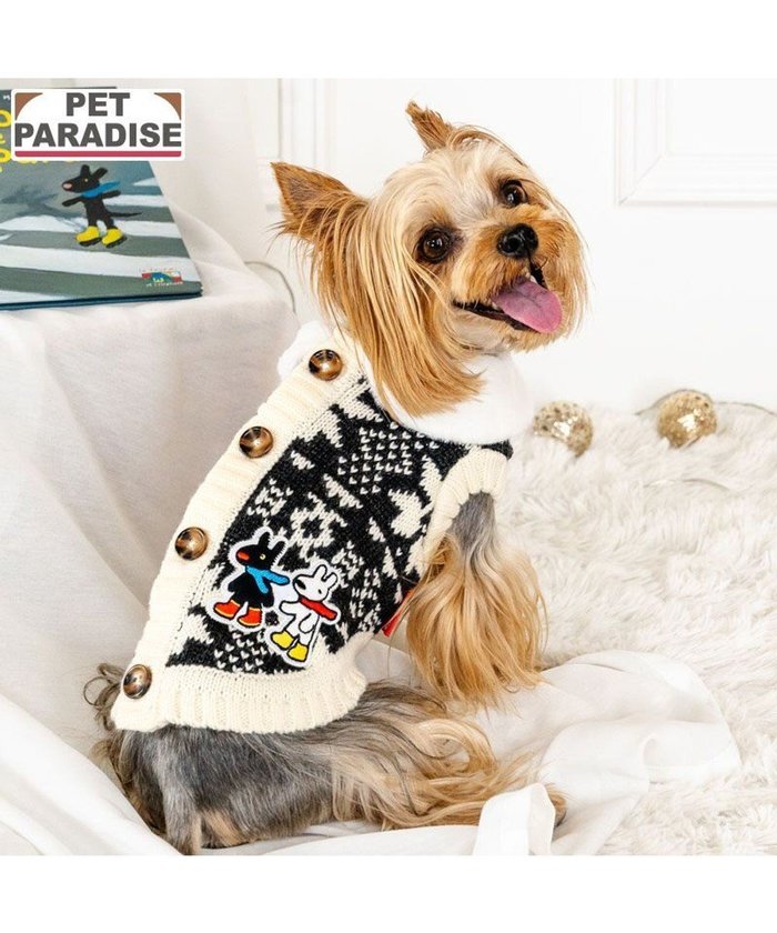【ペットパラダイス/PET PARADISE / GOODS】のリサとガスパール 背中開きニット 小型犬 インテリア・キッズ・メンズ・レディースファッション・服の通販 founy(ファニー) https://founy.com/ パール Pearl, Pearl Accent 冬 Winter / This Winter 犬 Dog A/W・秋冬 Autumn/Winter ホーム・キャンプ・アウトドア・お取り寄せ Home Living / Home & Lifestyle / Camping Gear / Outdoor Camping ペットグッズ Pet Supplies |ID: prp329100004698402 ipo3291000000034377153