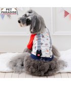 【ペットパラダイス/PET PARADISE / GOODS】のリサとガスパール Tシャツ 《二人飛び柄》 小型犬 ホワイト×ネイビー|ID: prp329100004698419 ipo3291000000033927747