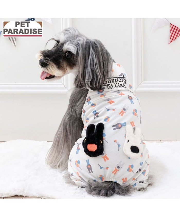 【ペットパラダイス/PET PARADISE / GOODS】のリサとガスパール サロペット 《二人飛び柄》 小型犬 インテリア・キッズ・メンズ・レディースファッション・服の通販 founy(ファニー) https://founy.com/ サロペット Overalls, Salopette パール Pearl, Pearl Accent 犬 Dog 秋 Autumn A/W・秋冬 Autumn/Winter ホーム・キャンプ・アウトドア・お取り寄せ Home Living / Home & Lifestyle / Camping Gear / Outdoor Camping ペットグッズ Pet Supplies |ID: prp329100004698420 ipo3291000000033927748