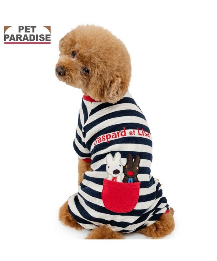 【ペットパラダイス/PET PARADISE / GOODS】のリサとガスパール ボーダー ロンパース 小型犬 インテリア・キッズ・メンズ・レディースファッション・服の通販 founy(ファニー) https://founy.com/ パール Pearl, Pearl Accent ボーダー Border, Stripe ロンパース Romper, Jumpsuit 犬 Dog 秋 Autumn A/W・秋冬 Autumn/Winter ホーム・キャンプ・アウトドア・お取り寄せ Home Living / Home & Lifestyle / Camping Gear / Outdoor Camping ペットグッズ Pet Supplies |ID: prp329100004698421 ipo3291000000033927750
