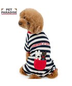 【ペットパラダイス/PET PARADISE / GOODS】のリサとガスパール ボーダー ロンパース 小型犬 ネイビー×ホワイト|ID: prp329100004698421 ipo3291000000033927751