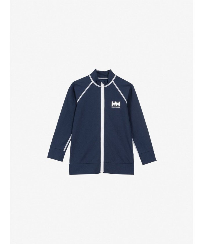 【ヘリーハンセン/HELLY HANSEN / KIDS】の【キッズ・UVカット・耐海水・耐塩素】ロングスリーブ HHフルジップラッシュガード インテリア・キッズ・メンズ・レディースファッション・服の通販 founy(ファニー) https://founy.com/ ファッション Fashion キッズファッション Fashion for Kids 春 Spring ジャケット Jacket, Outerwear スリーブ Sleeve, Long Sleeve / Short Sleeve なめらか Smooth, Silky Texture パターン Pattern, Design Print フィット Fit, Slim Fit フロント Front, Front Design 水着 Swimsuit, Swimwear ルーズ Loose, Oversized ロング Long, Long-Length S/S・春夏 SS, Spring/Summer, Warm Season 夏 Summer |ID: prp329100004698456 ipo3291000000033927846