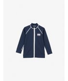 【ヘリーハンセン/HELLY HANSEN / KIDS】の【キッズ・UVカット・耐海水・耐塩素】ロングスリーブ HHフルジップラッシュガード オーシャンネイビー|ID: prp329100004698456 ipo3291000000033927847