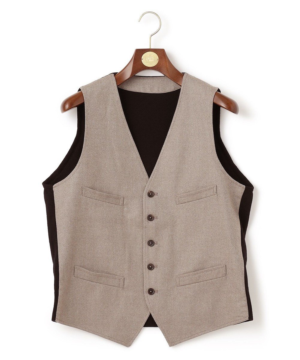 【ジェイ プレス/J.PRESS / MEN】の【マナードホームスパン】サドルベスト インテリア・キッズ・メンズ・レディースファッション・服の通販 founy(ファニー) 　ファッション　Fashion　メンズファッション　Fashion for Men　トップス・カットソー　Cut & Sew Tops　ベスト・ジレ　Vests & Gilets　アクリル　Acrylic Material　ウォーム　Warm Fabric　シルク　Silk, 100% Silk　ジャケット　Jacket, Outerwear　定番　Standard, Basic Item　ベスト　Vest, Waistcoat　ミックス　Mix, Mixed Style　モダン　Modern, Contemporary　A/W・秋冬　Autumn/Winter　エレガント 上品　Elegant　ベージュ系|ID: prp329100004698466 ipo3291000000034269641