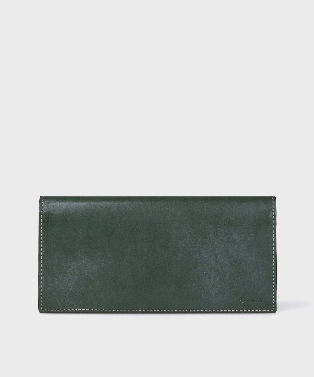 【ポールスミス/Paul Smith / MEN】のワックスレザー 長財布 インテリア・キッズ・メンズ・レディースファッション・服の通販 founy(ファニー) 　ファッション　Fashion　メンズファッション　Fashion for Men　メンズ　Men's, Menswear　財布　Wallet, Purse　グリーン|ID: prp329100004698473 ipo3291000000033927919