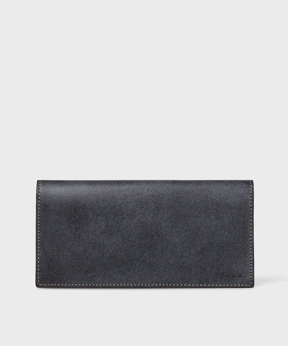【ポールスミス/Paul Smith / MEN】のワックスレザー 長財布 インテリア・キッズ・メンズ・レディースファッション・服の通販 founy(ファニー) 　ファッション　Fashion　メンズファッション　Fashion for Men　メンズ　Men's, Menswear　財布　Wallet, Purse　ブラック|ID: prp329100004698473 ipo3291000000034941026